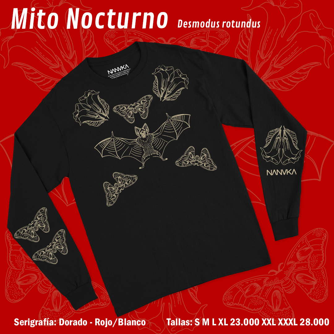 Camiseta Mito Nocturno-Desmodus rotundus