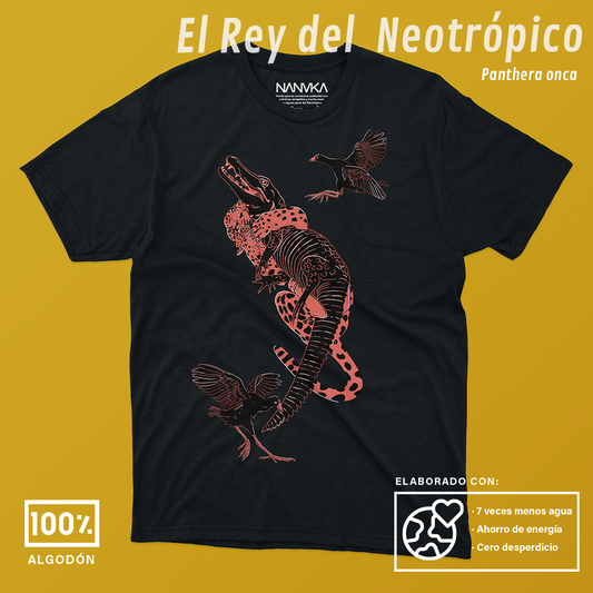 Camiseta Rey del Neotrópico-Panthera onca