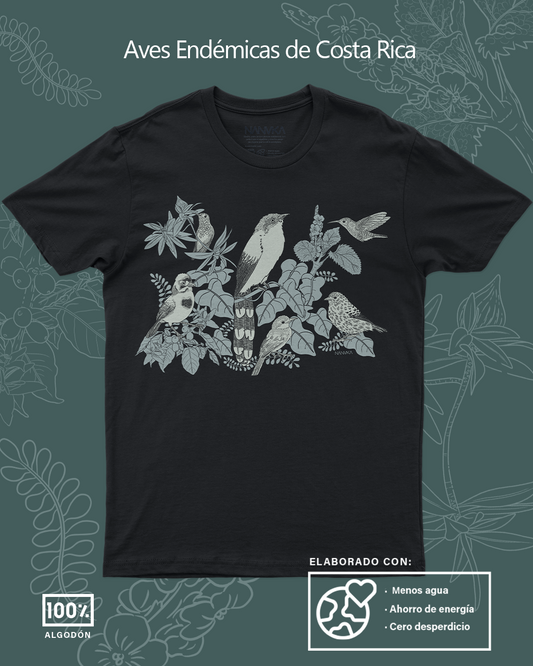 Aves Endémicas de Costa Rica - Camiseta